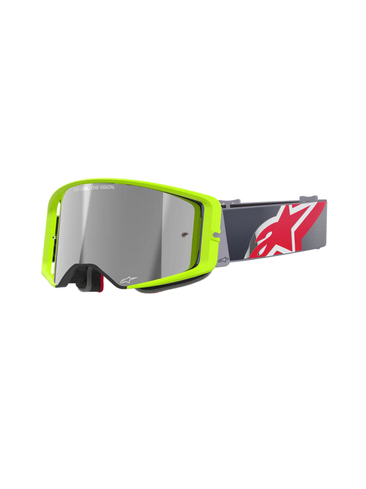 Alpinestars Supertech Corp Crossbril Fluor Geel Rood