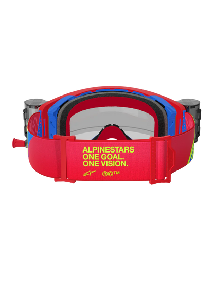Alpinestars Supertech Corp Roll-Off Crossbril Rood Blauw