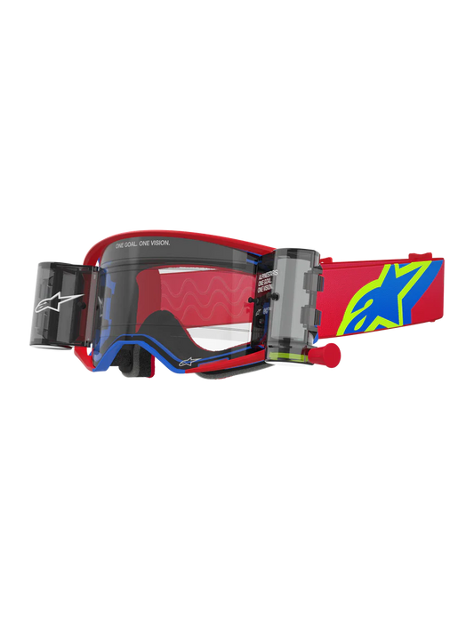 Alpinestars Supertech Corp Roll-Off Crossbril Rood Blauw