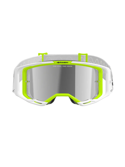 Alpinestars Vision 8 Wordmark Crossbril Fluor Geel