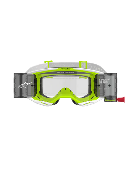 Alpinestars Vision 8 Wordmark Roll-Off Crossbril Fluor Geel