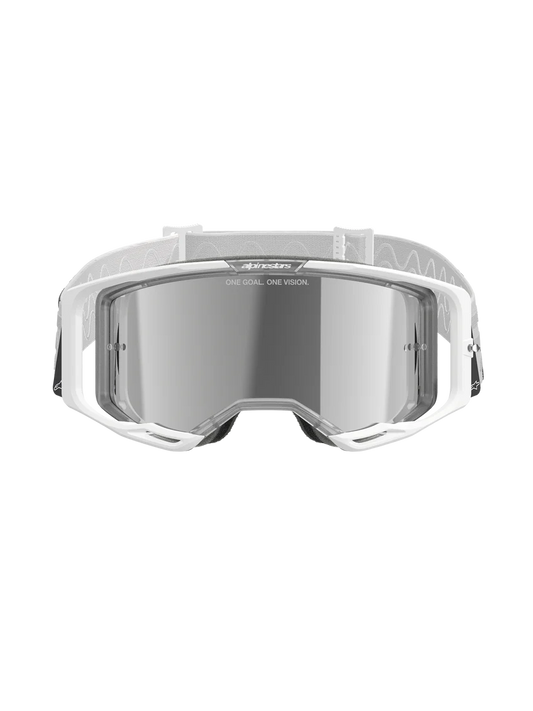 Alpinestars Vision 8 Corp Crossbril Wit Grijs