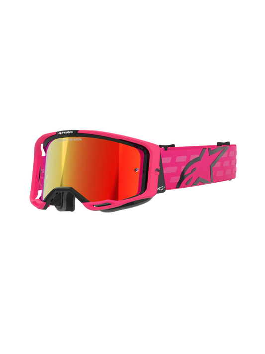 Alpinestars Vision 8 Corp Crossbril Zwart Roze