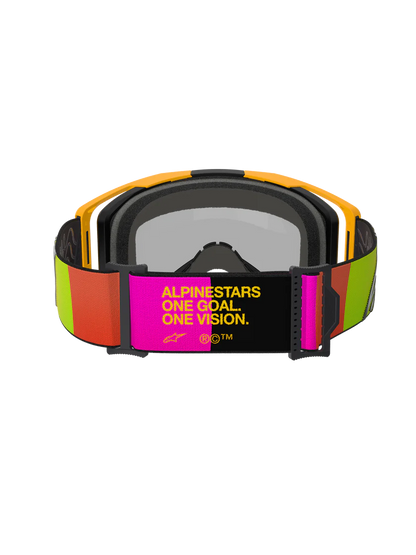 Alpinestars Vision 8 Corp Crossbril Geel Zwart