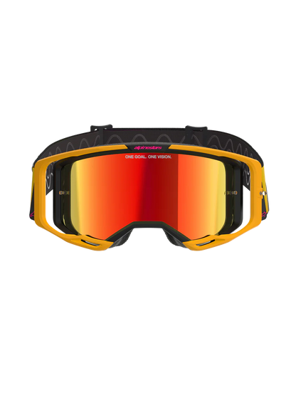 Alpinestars Vision 8 Corp Crossbril Geel Zwart