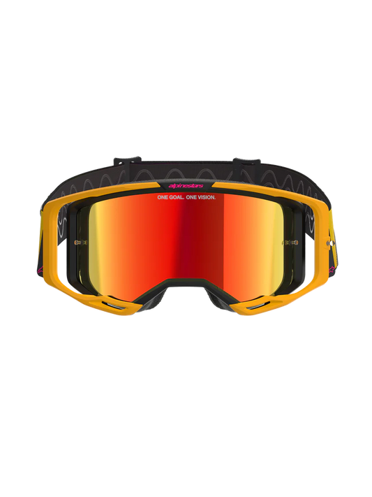 Alpinestars Vision 8 Corp Crossbril Geel Zwart