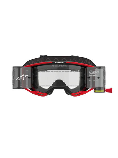 Alpinestars Vision 8 Luar Roll-Off Crossbril Rood