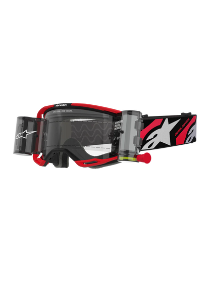 Alpinestars Vision 8 Luar Roll-Off Crossbril Rood