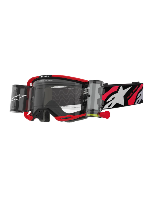Alpinestars Vision 8 Luar Roll-Off Crossbril Rood