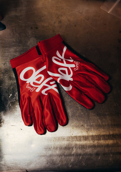 Deft Family EQVLNT Solid Crosshandschoenen Rood