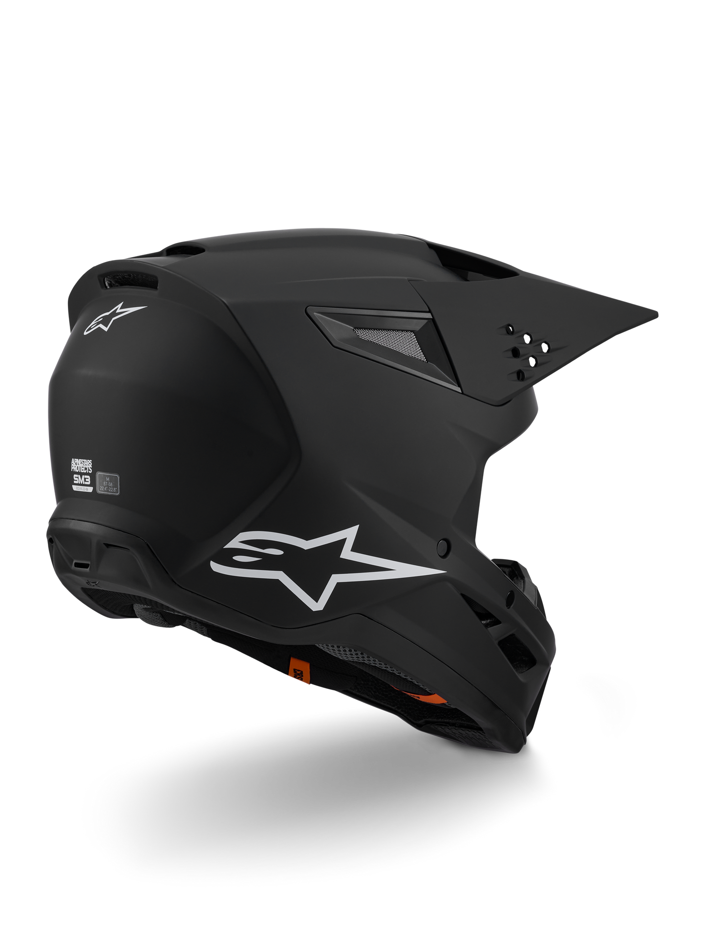 Alpinestars S-M3 Solid Crosshelm Mat Zwart