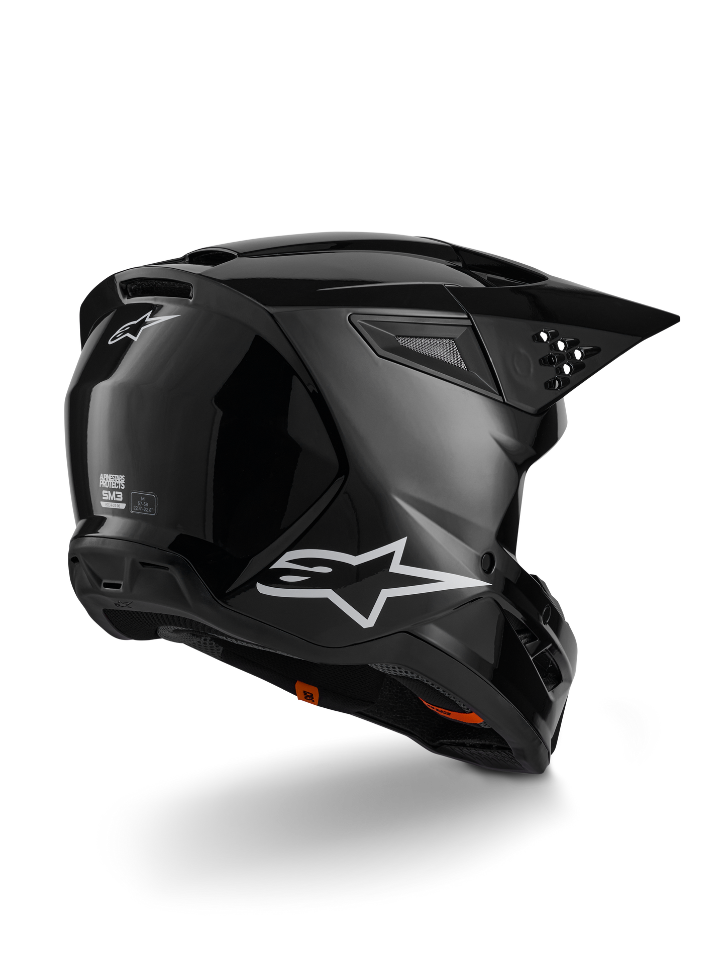 Alpinestars S-M3 Solid Crosshelm Zwart