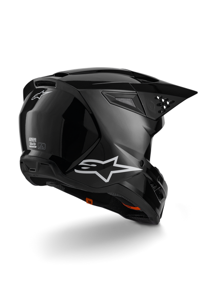 Alpinestars S-M3 Solid Crosshelm Zwart