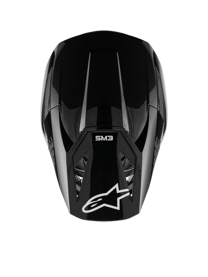 Alpinestars S-M3 Solid Crosshelm Zwart