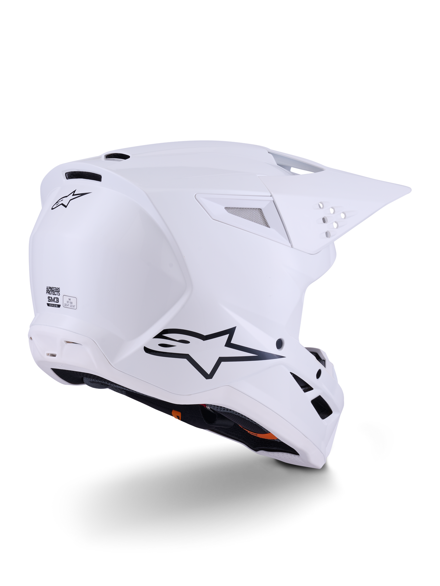 Alpinestars S-M3 Solid Crosshelm Wit