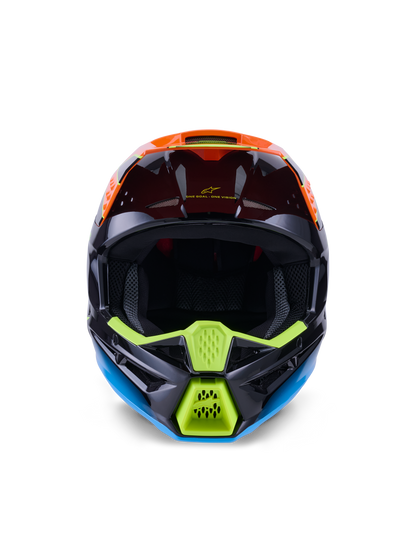 Alpinestars S-M3 Fray Crosshelm Oranje Fluor Geel