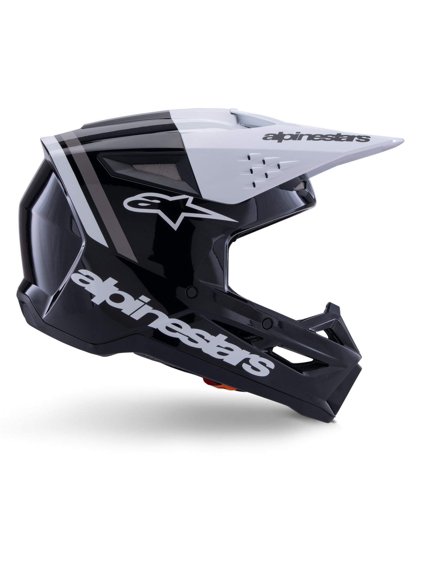 Alpinestars S-M3 Radium Crosshelm Zwart Wit