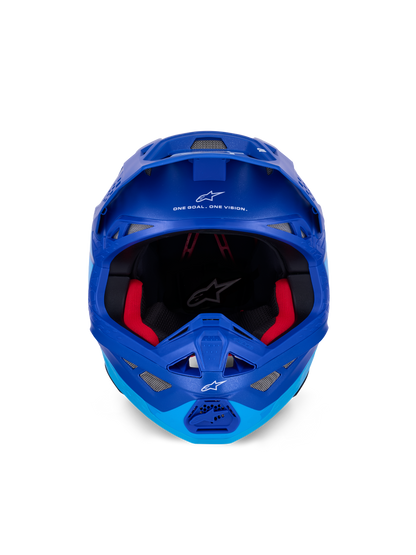 Alpinestars S-M10 Flood Crosshelm Blauw