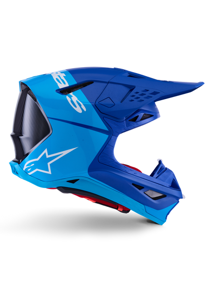 Alpinestars S-M10 Flood Crosshelm Blauw