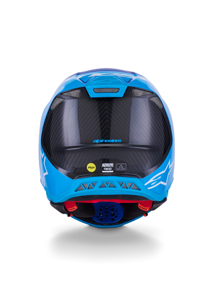 Alpinestars S-M10 Flood Crosshelm Blauw