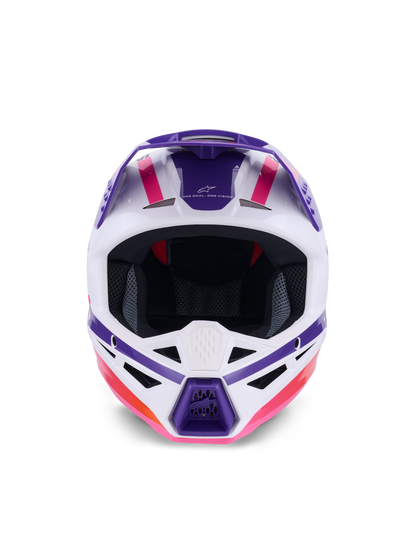 Alpinestars S-M3 Heat Crosshelm Paars Roze