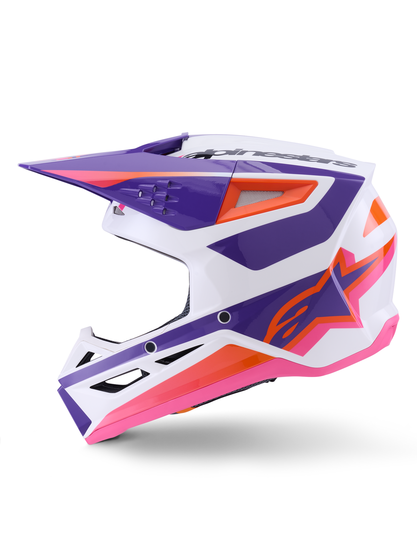 Alpinestars S-M3 Heat Crosshelm Paars Roze