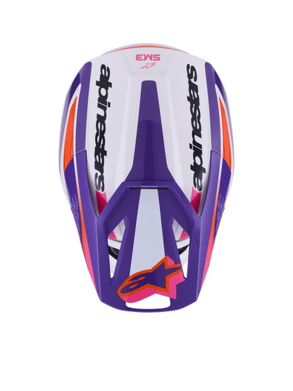 Alpinestars S-M3 Heat Crosshelm Paars Roze