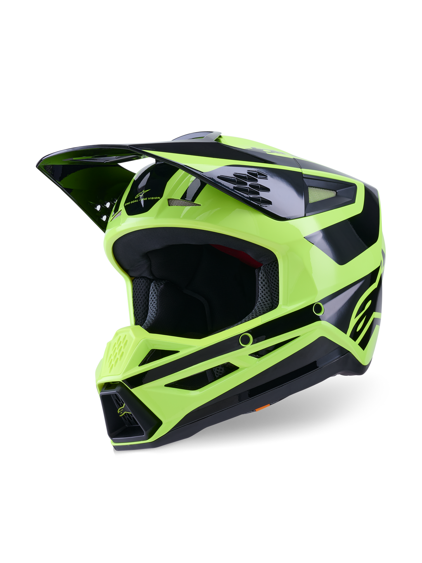 Alpinestars S-M3 Heat Crosshelm Fluor Geel