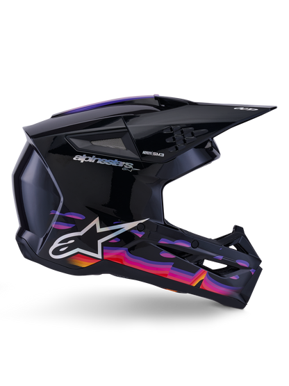 Alpinestars S-M3 Force Crosshelm Zwart