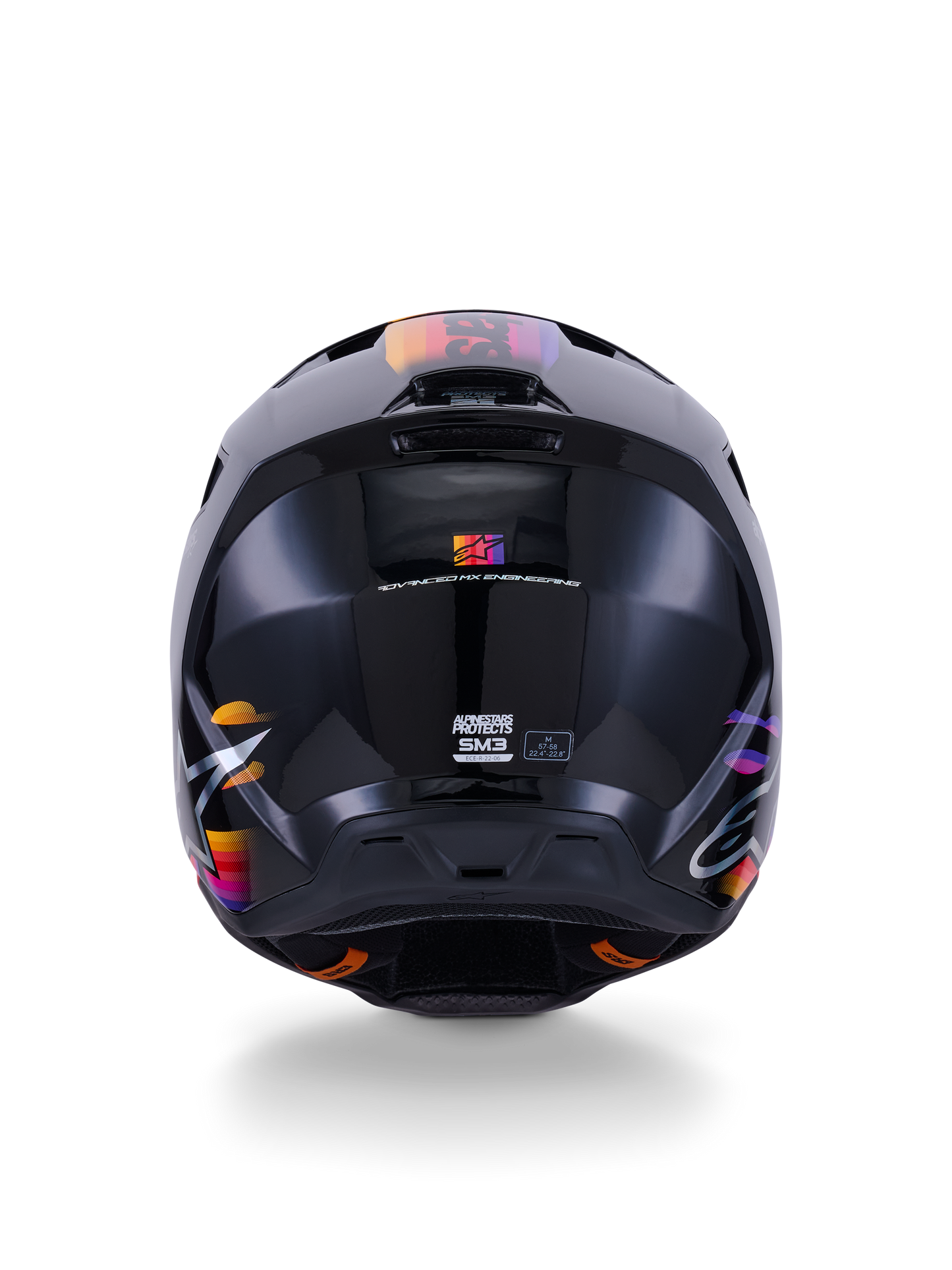 Alpinestars S-M3 Force Crosshelm Zwart