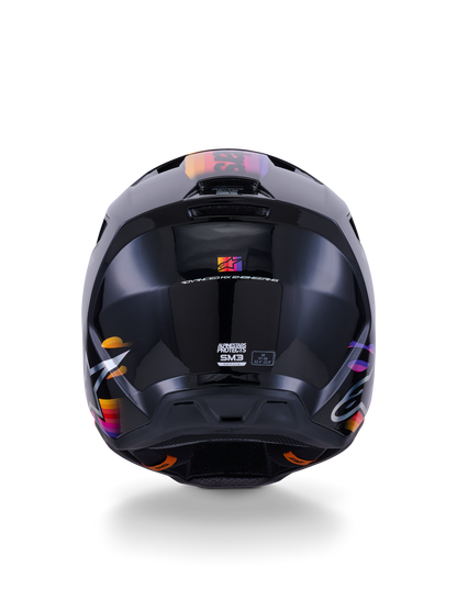 Alpinestars S-M3 Force Crosshelm Zwart