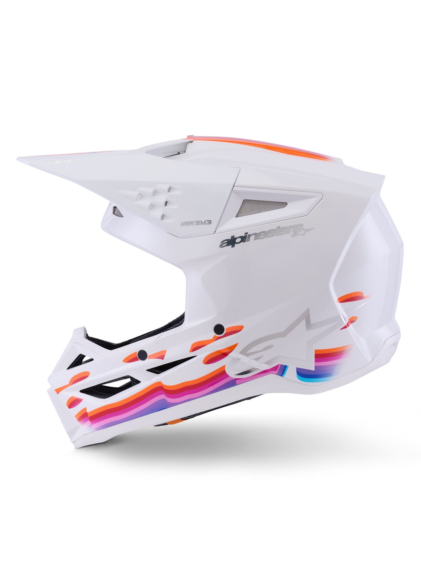 Alpinestars S-M3 Force Crosshelm Wit