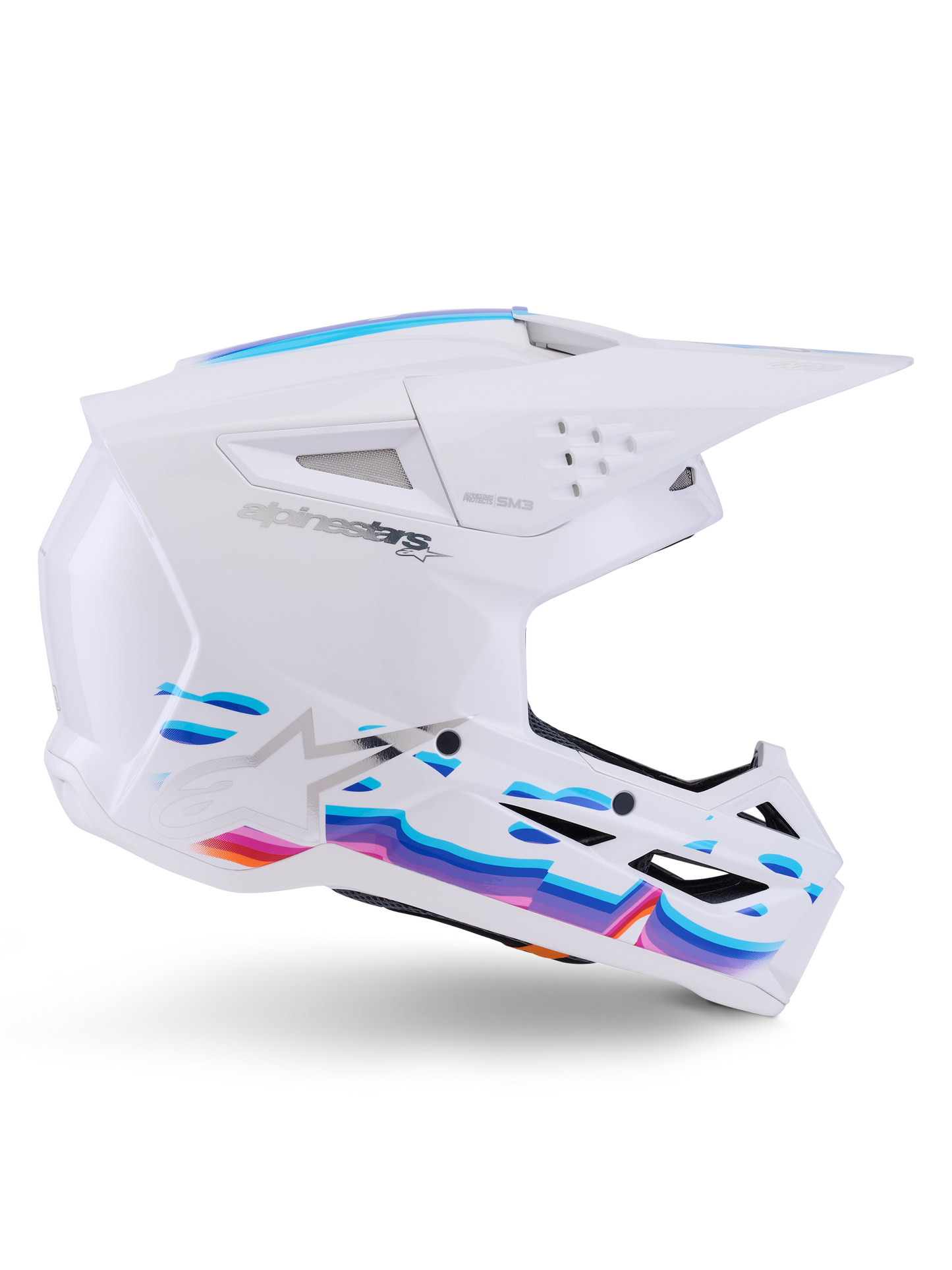 Alpinestars S-M3 Force Crosshelm Wit