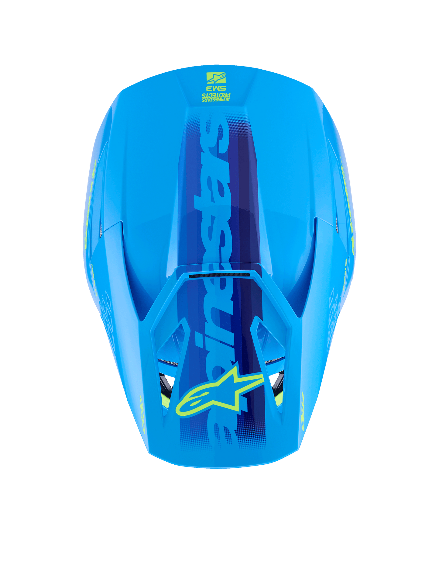 Alpinestars S-M3 Force Crosshelm Cyaan