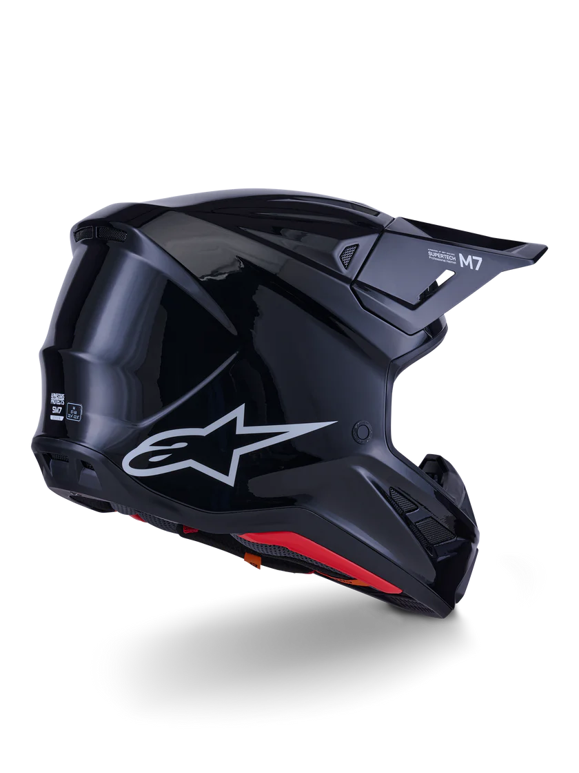 Alpinestars S-M7 Solid Crosshelm Zwart