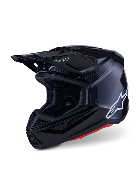 Alpinestars S-M7 Solid Crosshelm Zwart