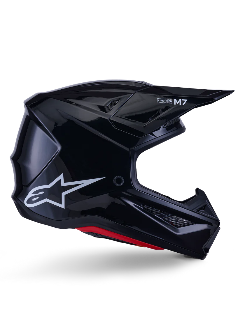 Alpinestars S-M7 Solid Crosshelm Zwart