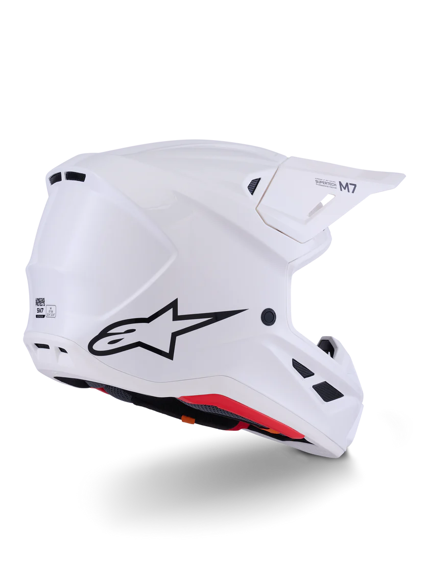 Alpinestars S-M7 Solid Crosshelm Wit
