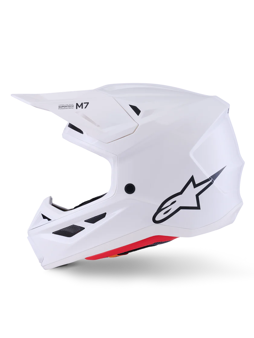 Alpinestars S-M7 Solid Crosshelm Wit