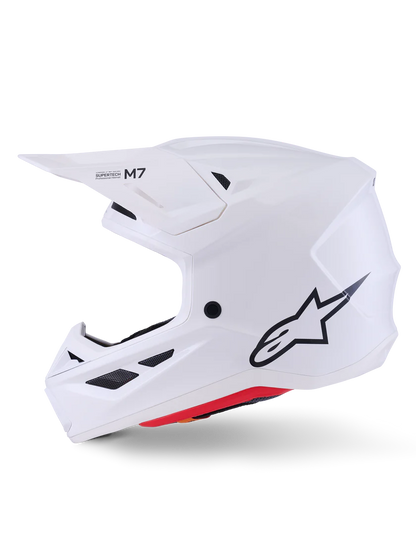 Alpinestars S-M7 Solid Crosshelm Wit