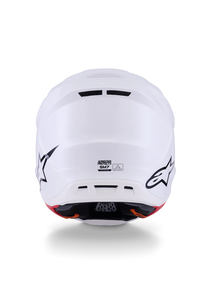 Alpinestars S-M7 Solid Crosshelm Wit