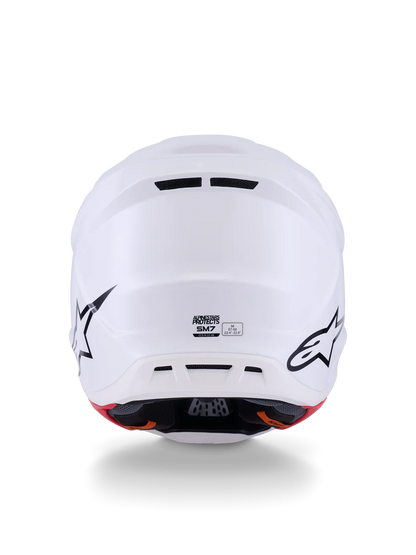Alpinestars S-M7 Solid Crosshelm Wit