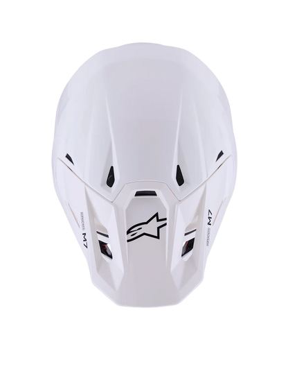 Alpinestars S-M7 Solid Crosshelm Wit