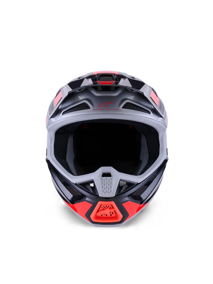 Alpinestars S-M7 Rise Crosshelm Rood Zilver