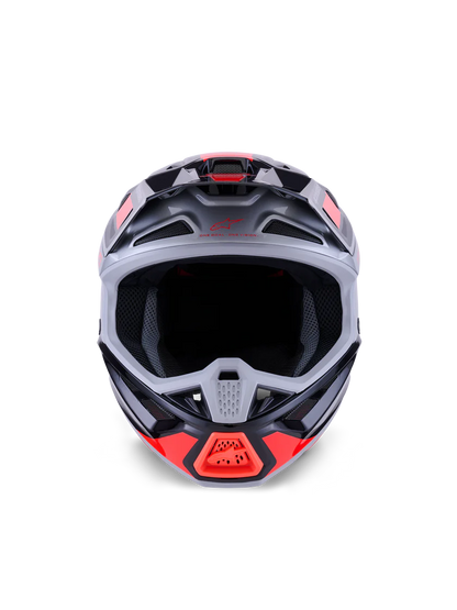 Alpinestars S-M7 Rise Crosshelm Rood Zilver