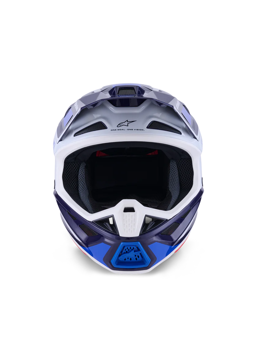Alpinestars S-M7 Rise Crosshelm Blauw