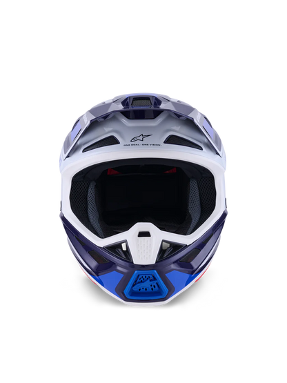 Alpinestars S-M7 Rise Crosshelm Blauw