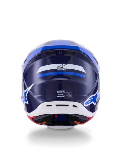 Alpinestars S-M7 Rise Crosshelm Blauw