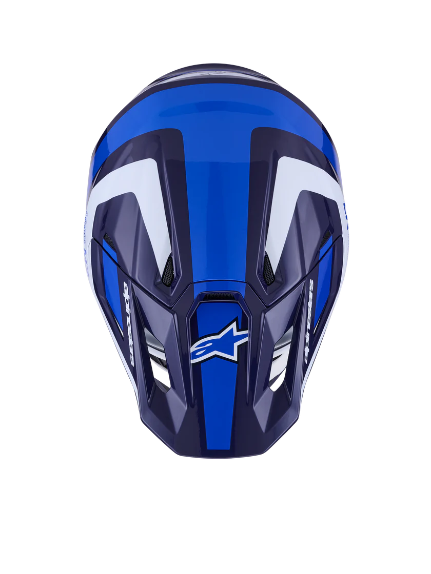 Alpinestars S-M7 Rise Crosshelm Blauw