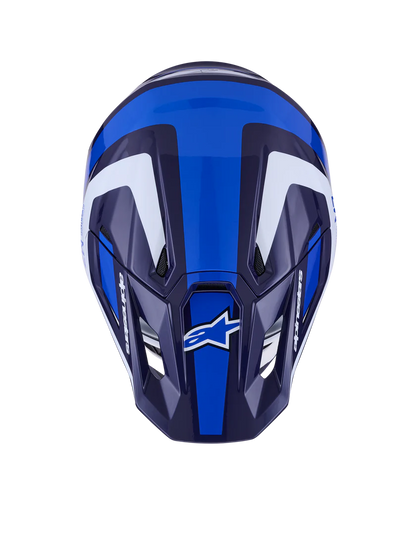 Alpinestars S-M7 Rise Crosshelm Blauw